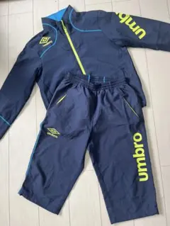 酒*娘様 umbro上下セット ネイビー/イエロー