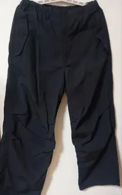 ネイビー カーゴパンツ ポケット付き