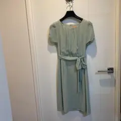 SUNAUNAドット柄 ワンピース