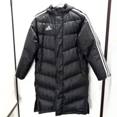 adidas 150 ブラック ダウンコート ベンチコート　アディダス