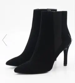 【美品】サイドゴアショートブーツ　23.5㎝