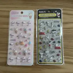 スヌーピー　プクプクシール２枚セット