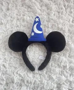 ディズニー ミッキー カチューシャ 魔法使いの帽子