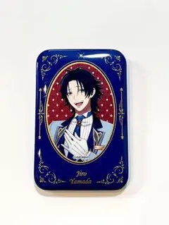 ヒプマイ　ホテルコラボ　四角缶バッジコレクション　山田二郎