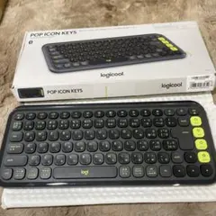 US配列/ロジクール POP Icon Keysキーボード Logicool - メルカリ