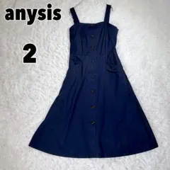♥anySiS♥ エニィスィス (2) フロントボタンジャンパースカート