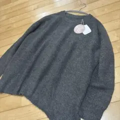 ニット　手触り柔らか　ゆったり身幅70