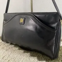 ヴィンテージ PRINCE プリンス 本革レザー 横長 2wayショルダーバッグ