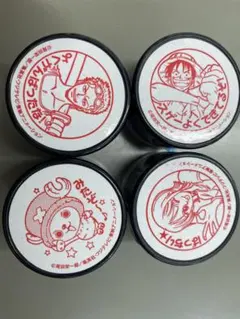 ワンピース　キャラクタースタンプ 4個セット　廃盤品