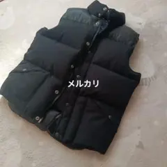 美品 EDIFICE15周年Penfield ダウンベストSレザー 黒