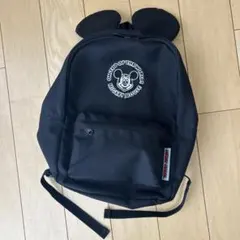 しまむら　リトシー　ミッキー耳つきリュック　黒のサムネイル
