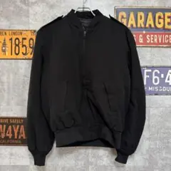 USA製 PATRIOT パイロットジャケット　フライトジャケット　黒　短丈