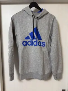 ☆adidas グレー　パーカー　Mサイズ　裏起毛