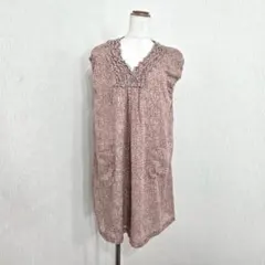 Couleurz di TOPKAPI 花柄ワンピース（M）ピンク フリルのサムネイル