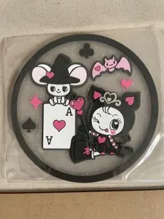 ナルミヤキャラクターズ　クリアラバーコースター　メゾピアノ&ポンポネット