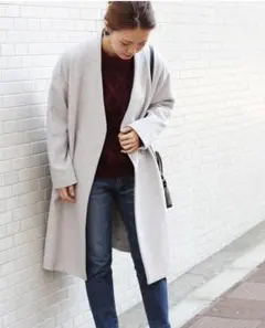 JOURNAL　STANDARD　relumu　ノーカラー　コート　38　M