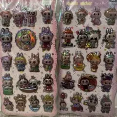 ラブブ☆3D 立体 オーロラシール 2枚セット売り