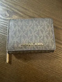 MICHEAL KORS 三つ折財布 ブラウン