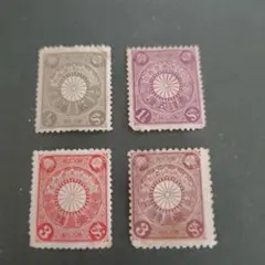 銭単位切手 (概ね美品) 1914年~25年 田沢型旧大正毛紙 4種 - メルカリ