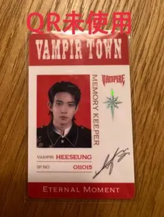 ENHYPEN WORLD ヴァンパイア ヒスン SPカード ポップアップ