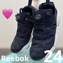 未使用級　Reebok ポンプフューリー　ブルー　紺色　青　定価19,000円