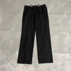 《美品》UNIQLO ストレート 黒 パンツ (M)