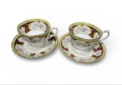 ロイヤルアルバート　レディハミルトン　カップ　ソーサー　2客セット