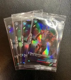 機動戦士ガンダム アーセナルベース 赤いガンダム0085 プロモカード 4枚
