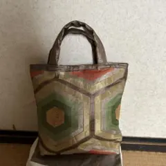 幾何学模様トートバッグ