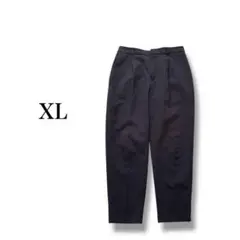 タックテーパードパンツ 【XL】 シンプル 大きいサイズ