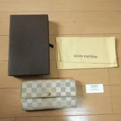 【値下げ】 Louis Vuitton ダミエ アズール 長財布