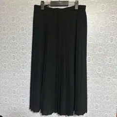UNIQLO ユニクロ プリーツロングスカート XL ブラック 丈80cm美品
