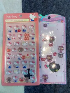 ボンボンドロップシール　サンリオ　キティ　うるちゅるポップシール　日焼け