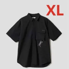【新品未使用】CUNE バイイングスタッフ ボーリングシャツウサギロゴ ブラック 新品未使用】CUNE バイイングスタッフ ボーリングシャツウサギロゴ