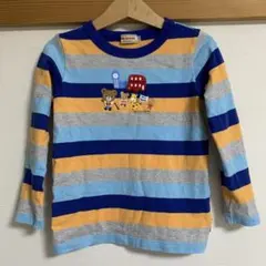 MIKIHOUSE プッチー　キッズ　ボーダー　長袖カットソー 110cm