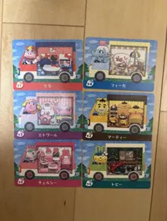 どうぶつの森 amiiboカード サンリオコラボ6枚セット　アミーボカード