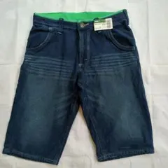 新品 未使用 EDWIN 160 ハーフパンツ 男の子 ジーンズ タグ付き