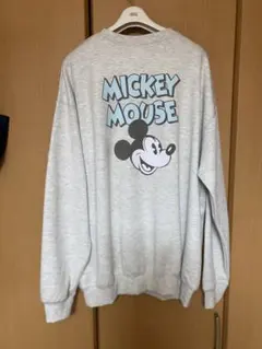 新品♡Disney Mickey Mouse スウェット グレー Mサイズ