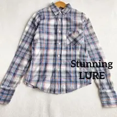 スタニングルアー チェック シャツ 長袖 綿100 日本製 レディース