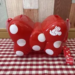 【廃盤】ミニー　ポップコーンバケット　赤リボン　ドット　水玉　ディズニーリゾート