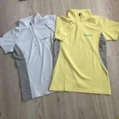 モンベル　レディース　半袖　ハーフジップ　S