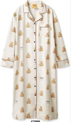 Steiff meets gelato pique クマ柄 ロングパジャマ