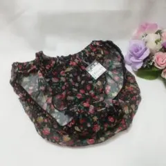 【送料込み】TOM ブラック 花柄 フリル ショーツ Mサイズ