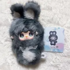 YooKi ホッピングバニーシリーズ ナイトグレーラビット グレー 黒