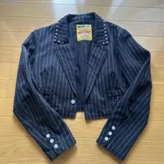 HYSTERIC GLAMOUR スタッズ付 ストライプ ジャケットのサムネイル