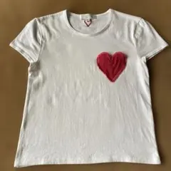 JILL STUARTハートモチーフ 半袖Tシャツ ホワイトのサムネイル