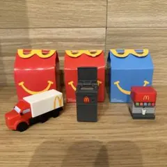新品・未使用　マクドナルドハッピーセット ミニチュア3個セット　マクド　マック