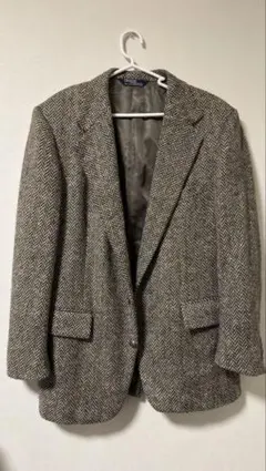 80s 三角タグPolo Ralph Lauren ツイードテーラードジャケット