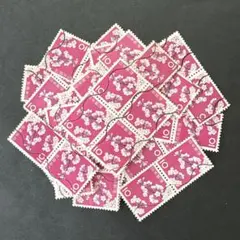使用済切手】ソメイヨシノ染井吉野 桜10円 50枚 波消印のみ 昭和36年