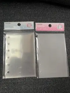 メリング 透明シール台紙 ハードタイプ ソフトタイプ 2点セット A7 リフィル